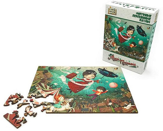 Пазл фигурный деревянный «Мэри Поппинс» серия «Страна сказок»