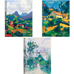 Тетрадь 48л., А5, клетка на гребне GreenwichLine "Art zone", матовая ламинация,NS5c48-33384