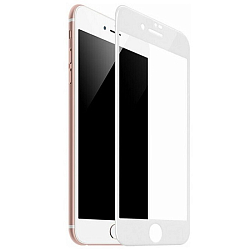 Противоударное стекло 3D NONAME для iPhone 7 белое