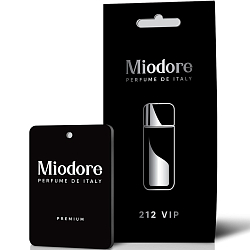 Ароматизатор MIODORE - Black afgano (подвесной картонный)