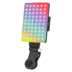 Свет для съемки WALKER WLR-A8, RGB, портативный, с диспеем, черный