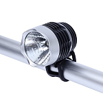 Фонарь велосипедный передний, водонепроницаемый, 1 режим, CR2032, серый   10644768