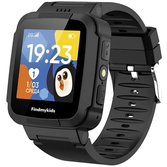 Умные часы FINDMYKIDS Pingo Black (RUS)