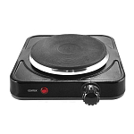 Плитка электрическая Centek CT-1506 черный, 1конф ЧУГУН 155мм, 1000Вт, индикатор работы