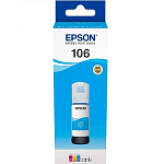 Чернила Epson 106C C13T00R240 голубой (70мл) для Epson L7160/7180