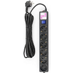 Сетевой удлинитель  5.0м POWER CUBE SPG6-B5M, черный, 6 розеток, 16А