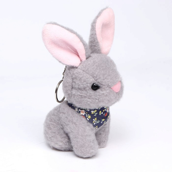 Мягкая игрушка-брелок «Зайчик», цвет МИКС