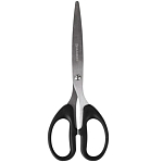 Ножницы BRAUBERG "Classic" 17,5см класс. формы, чёрные, 2-х сторонняя заточка арт.230934