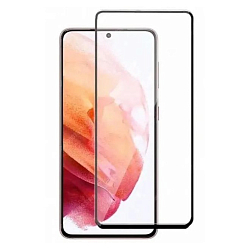 Противоударное стекло 5D ZIBELINO для Samsung Galaxy S21 (6.2") черное