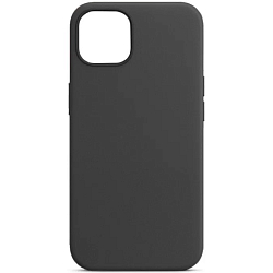 Задняя накладка MOBIS для iPhone 13 Leather Case (Черный)