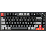 Клавиатура VOROTEX K82S Blue Switch, русская раскладка (Чёрный, серый)