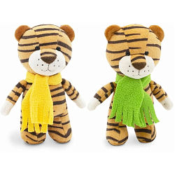 Мягкая игрушка Тигрёнок Тим в шарфике , 18 см