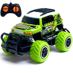 Джип р/у «Граффити», работает от батареек, зелёный