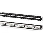 Патч-панель 19" Hyperline PPHD-19-24-8P8C-C5E-110D 0.5U 24xRJ45 кат.5e UTP