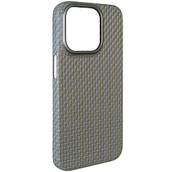 Задняя накладка K-Doo Kevlar для iPhone 15 Pro MaxTitanium grey
