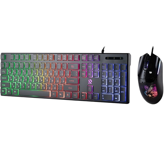 Клавиатура+мышь SMARTBUY Rush Sparkle SBC-251750G-K, черный