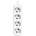Сетевой удлинитель SMARTBUY SBE-16-4-07-Z, 7 м, 4 розетки, 16А