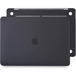 Чехол - накладка пластиковая для MacBook 14" темно-серый прозрачный матовый