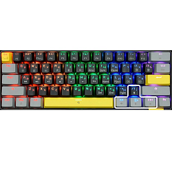 Клавиатура JETACCESS PANTEON T3 BS HS RB Black-Grey