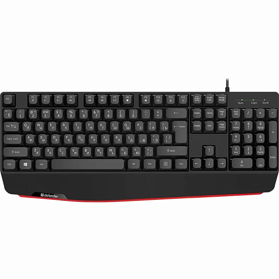 Клавиатура DEFENDER Atom HB-546 RU черный