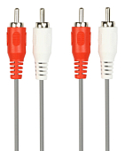Кабель 2RCA <--> 2RCA  5.0м SMARTBUY (KA225-150) в пакете