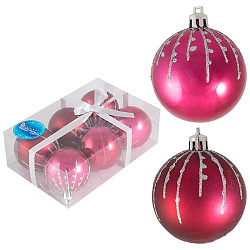 Набор шаров "Классика" (6шт), размер 6см арт.007493