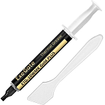 Термопаста Exegate EX296086RUS ETG-10WMK Gold PLUS (10,4 Вт/(м•К), 4г, шприц с лопаткой)