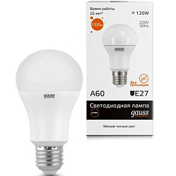 Лампа светодиодная GAUSS Elementary A60 15W/2700K/E27