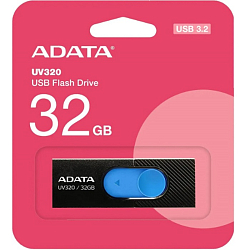 USB 32Gb A-Data UV320 чёрный/синий