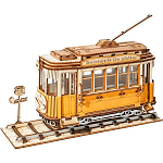 Конструктор Винтажный трамвай Robotime Tramcar