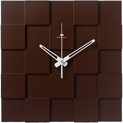 Часы настенные РУБИН "Мозаика 2", из МДФ, коричневый, 29*29см (2929-002)