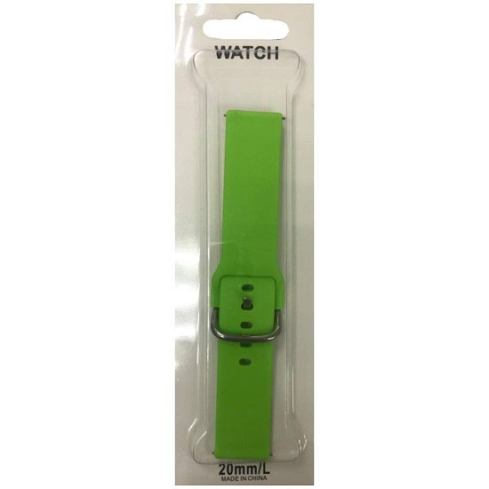 Силиконовый ремешок NONAME для Samsung Galaxy Watch, 20mm, зелёный