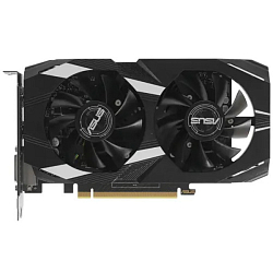 Видеокарта Asus DUAL-GTX1650-O4GD6-P-V2 NVIDIA GeForce GTX 1650 4096Mb 128 GDDR6 1620/12000 DVIx1 HDMIx1 DPx1 HDCP Ret (90YV0GX8-M0NA00)