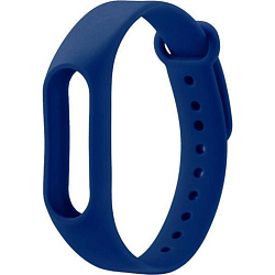 Силиконовый ремешок NONAME для Xiaomi Mi Band 5 silicon loop dark blue
