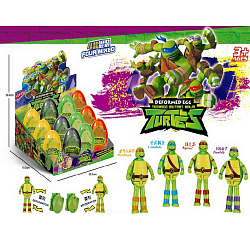 Фигурки Черепашки-Трансформеры, 4 вида, в уп 12шт. цена за шт.