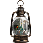 Фигура светодиодная «Ночные огни», 27.9×15.7×7.6 см, музыка, батарейки ААх3 (не в комплекте), USB, свечение тёплое белое