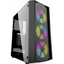 Корпус Powercase Rhombus X3 Mesh LED 3x120mm 5-color CMRMX-L3