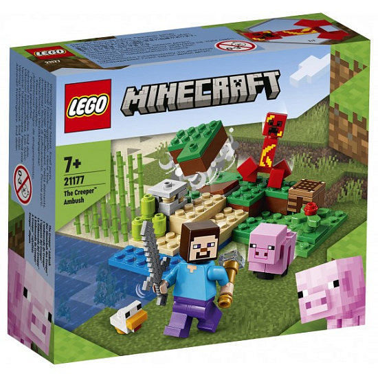 Конструктор LEGO Minecraft 21177 Засада Крипера
