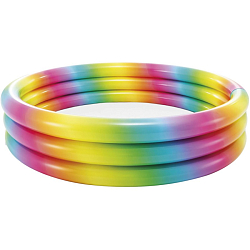 Бассейн надувной детский 147х33см INTEX "Радуга" 330л, от 2 лет (58439)