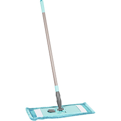 Швабра для уборки деликатных поверхностей HAUSMANN FLOOR WIPER ADF1513-1,  (микрофибра) с телескопической ручкой