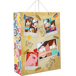 Пакет ламинированный вертикальный, 31х40х11 см, Гравити Фолз 9354041