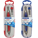 Готовальня BRAUBERG "Extra", 2 предмета (циркуль 125мм, грифель), в пенале, 210684