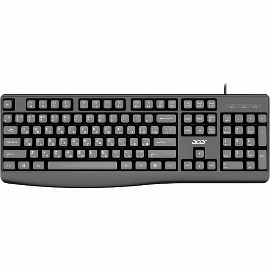 Клавиатура ACER OKW301 черный USB (ZL.KBDCC.01A)