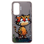 Задняя накладка SC335 для Samsung Galaxy A25  (тигр) (gray) (233134)