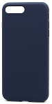 Задняя накладка SILICONE CASE для iPhone 7/8 Plus (полная защита) (008) темно синий