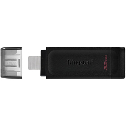USB 32Gb Kingston DataTraveler 70 черный OTG (Type C)