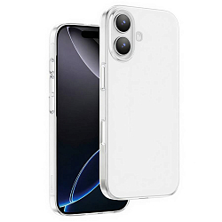 Задняя накладка KeePhone Hybrid Transparent Case для iPhone 17, Clear