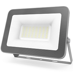 Прожектор светодиодный ДО 30 Вт 3600 лм 6500К AC 220В IP65 128х28х160мм матрированное закаленное стекло Qplus Gauss