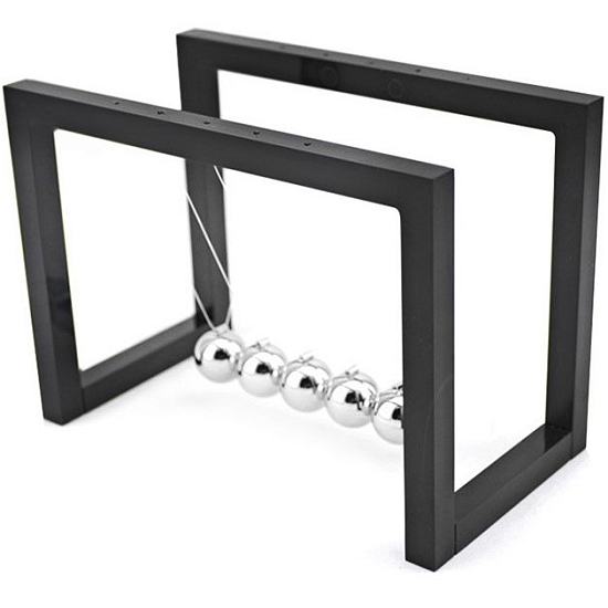 Маятник Колыбель Ньютона Black 16см