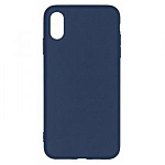 Задняя накладка AKSS для iPhone XS Max, синий, матовый